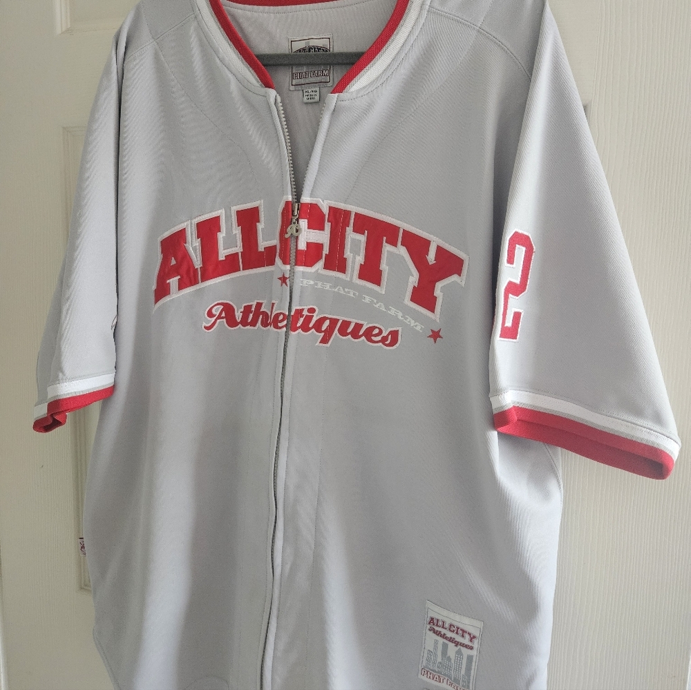 VINTAGE ALLCITY PHAT FARM ATHLETIQUES 1992 MENS TRACK SUIT XL -USED - Picture 8 of 15